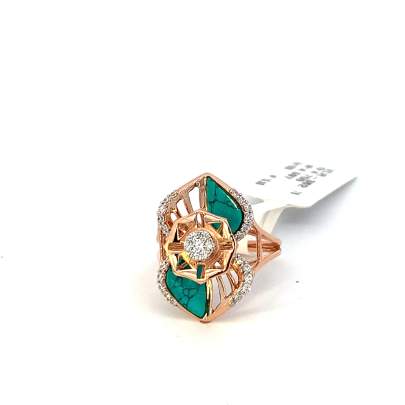INTRICATIVE DESIGNED RING FOR LADIES  Gold