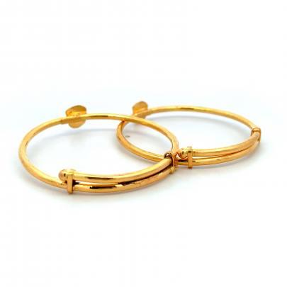 ADORABLE CARTOON CHARACTER BANGLES FOR KIDS Gold