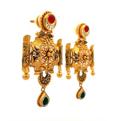 EQUISITE HAND CRAFTED ANTIQUE EARRINGS  Earrings