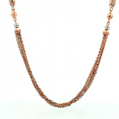 RADIANT GOLD BEADS EMBEDDED GOLD CHAIN  Chain