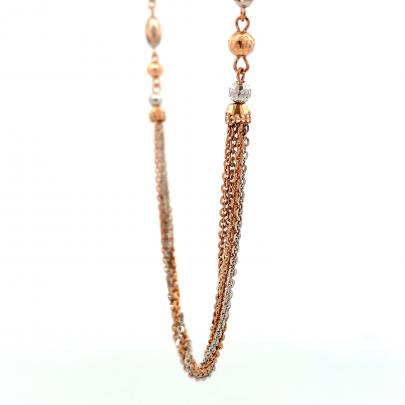 RADIANT GOLD BEADS EMBEDDED GOLD CHAIN  Chain