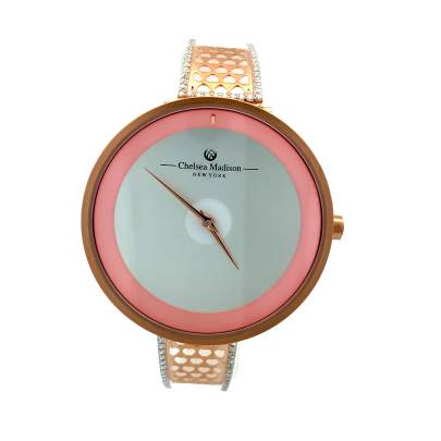 DELICATE ROUND DIAL CHELSEA MEDISON GOLD LADIES WATCH  Gold