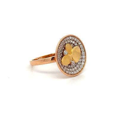 EQUISITE ROUND FLORAL LADIES RING  Rings