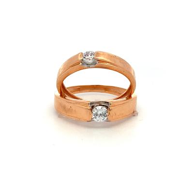 EXOTIC SINGLE STONE SOLITAIRE COUPLE RINGS  Couple Rings