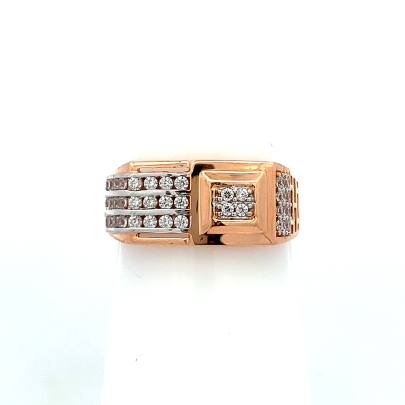 CONTEMPORARY DESIGNED GOLD GENTS RING  Rings