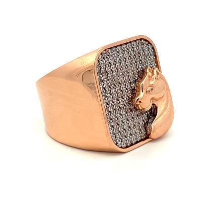 INTRINSIC HORSE FACED GENTS RING  Rings