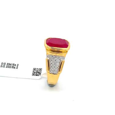 ENGRAVING SOLITAIRE GENTS RING  Rings