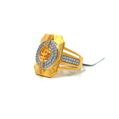 TRIDENT SYMBOLIZE GOLD RINGS FOR MEN Rings