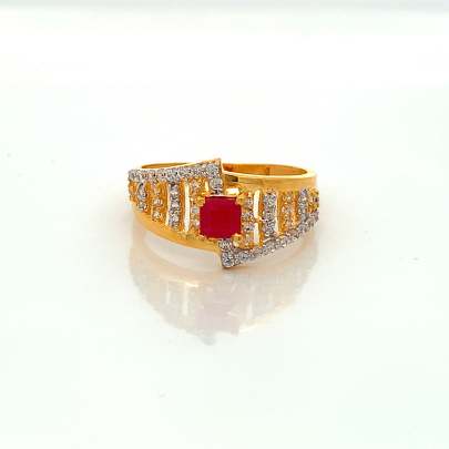 INTRINSIC DESIGNED RUBY STUDDED LADIES RING  Rings