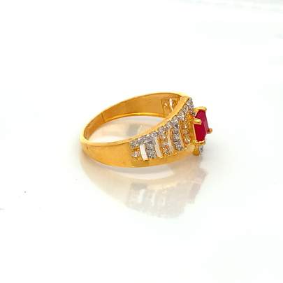 INTRINSIC DESIGNED RUBY STUDDED LADIES RING  Rings