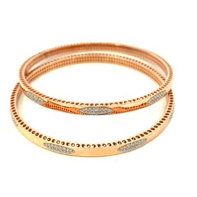 VINTAGE STYLE SIMPLE GOLD BANGLES  Bangles