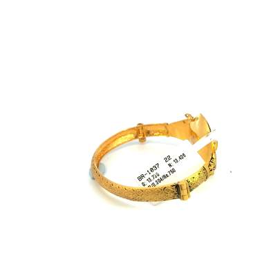 EXOTIC FLORAL DESIGNED ANTIQUE GOLD BRACELET Bracelet