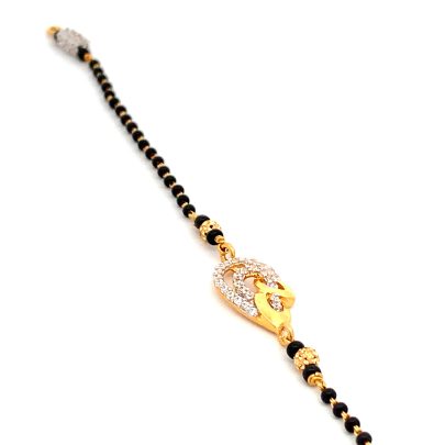 GRACEFUL TEARDROP DESIGNED MANGALSUTRA BRACELET Bracelet