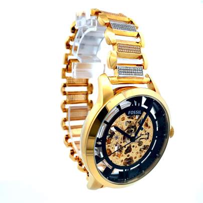 MECHANICAL ROUND DIAL FOSSIL GOLD WATCH FOR MEN  Watch