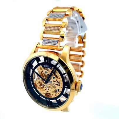 MECHANICAL ROUND DIAL FOSSIL GOLD WATCH FOR MEN  Watch