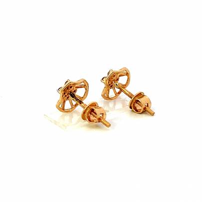 MODERN GEOMETRIC REAL DIAMOND STUD EARRINGS  Diamond Earrings
