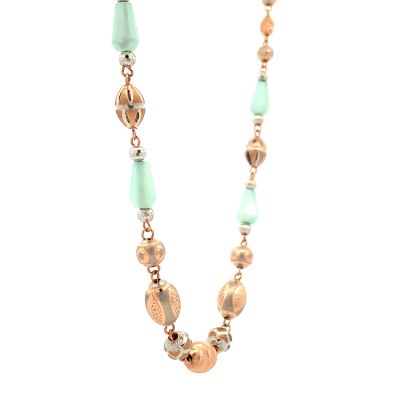 RELIABLE BEADED GOLD CHAIN  MALA