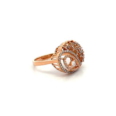 CHARMING FLORAL DESIGNED DIAMOND RING FOR LADIES  Rings