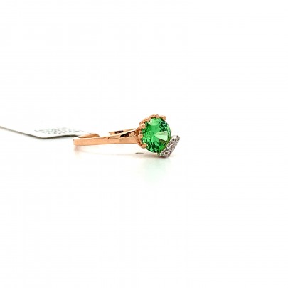 STYLISH GREEN BIRTHSTONE SOLITAIRE RING  Rings