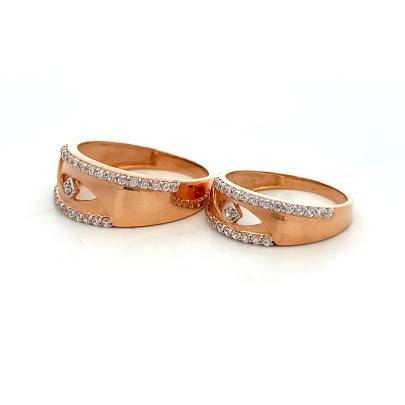 VINTAGE GEOMETRICAL COUPLE BANDS  Couple Rings