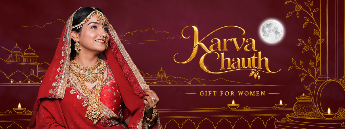 Karva Chauth gifts for wife 2026 – jewellery gift ideas from Enishka, Ahmedabad