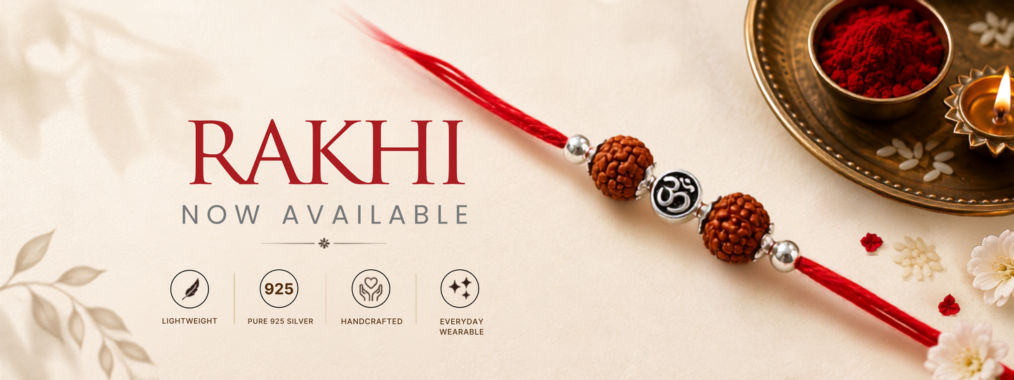 Gold Rakhi and Silver Rakhi in Ahmedabad — By Enishka