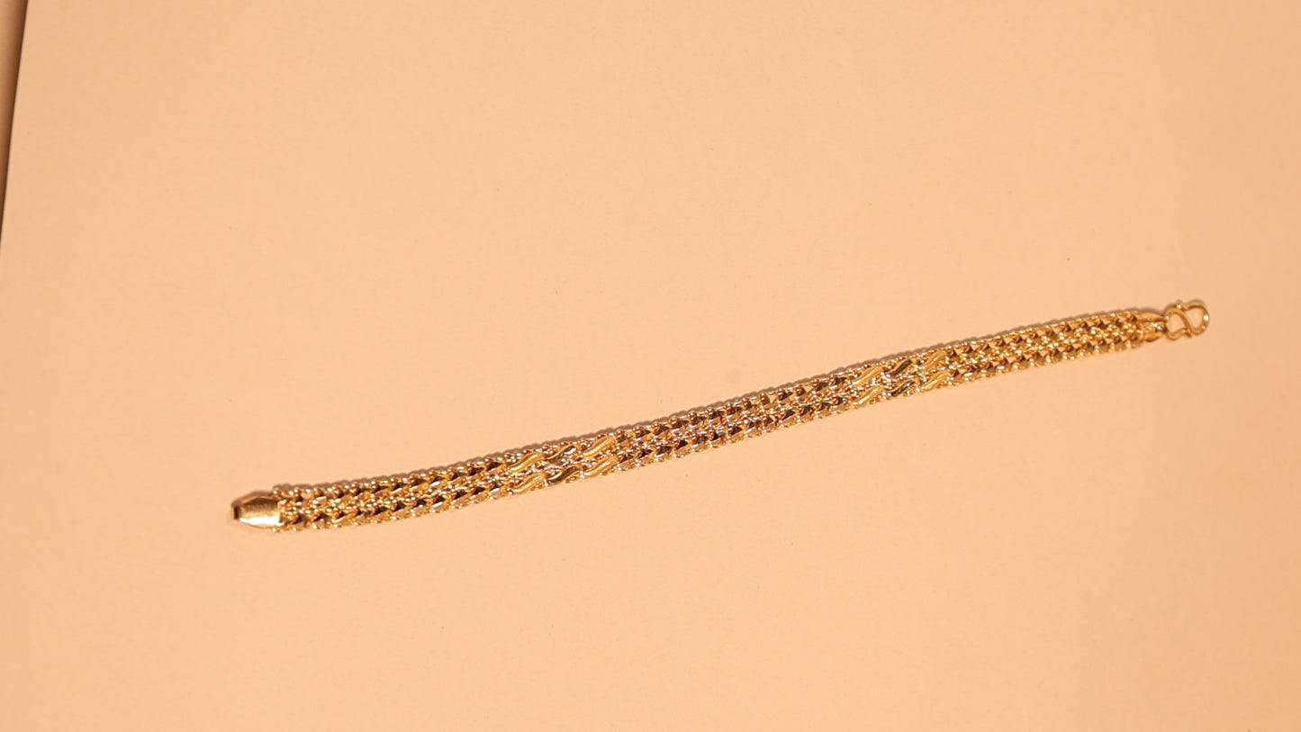 Textured Mesh Weave Bracelet