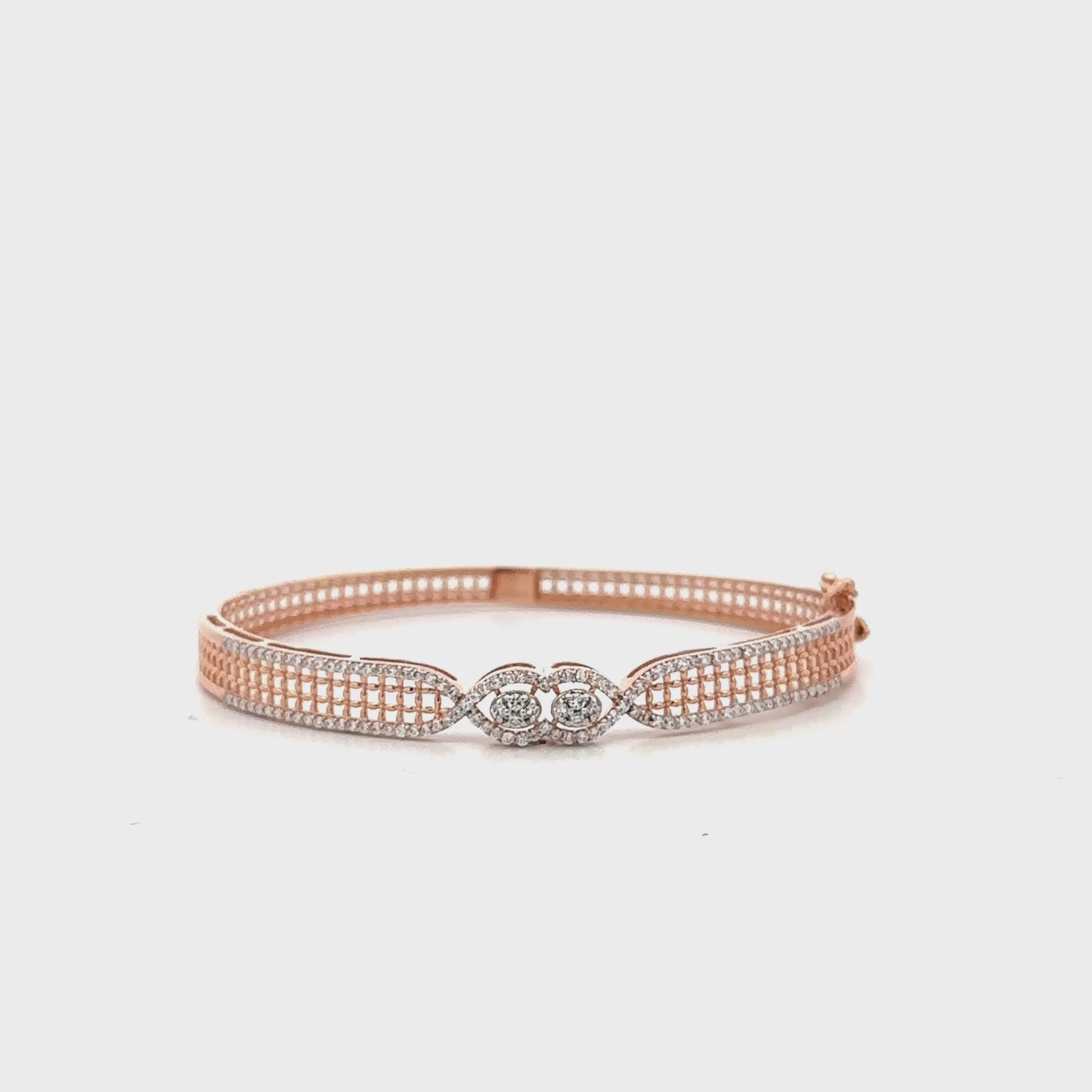 Dual Bloom Diamond Bracelet