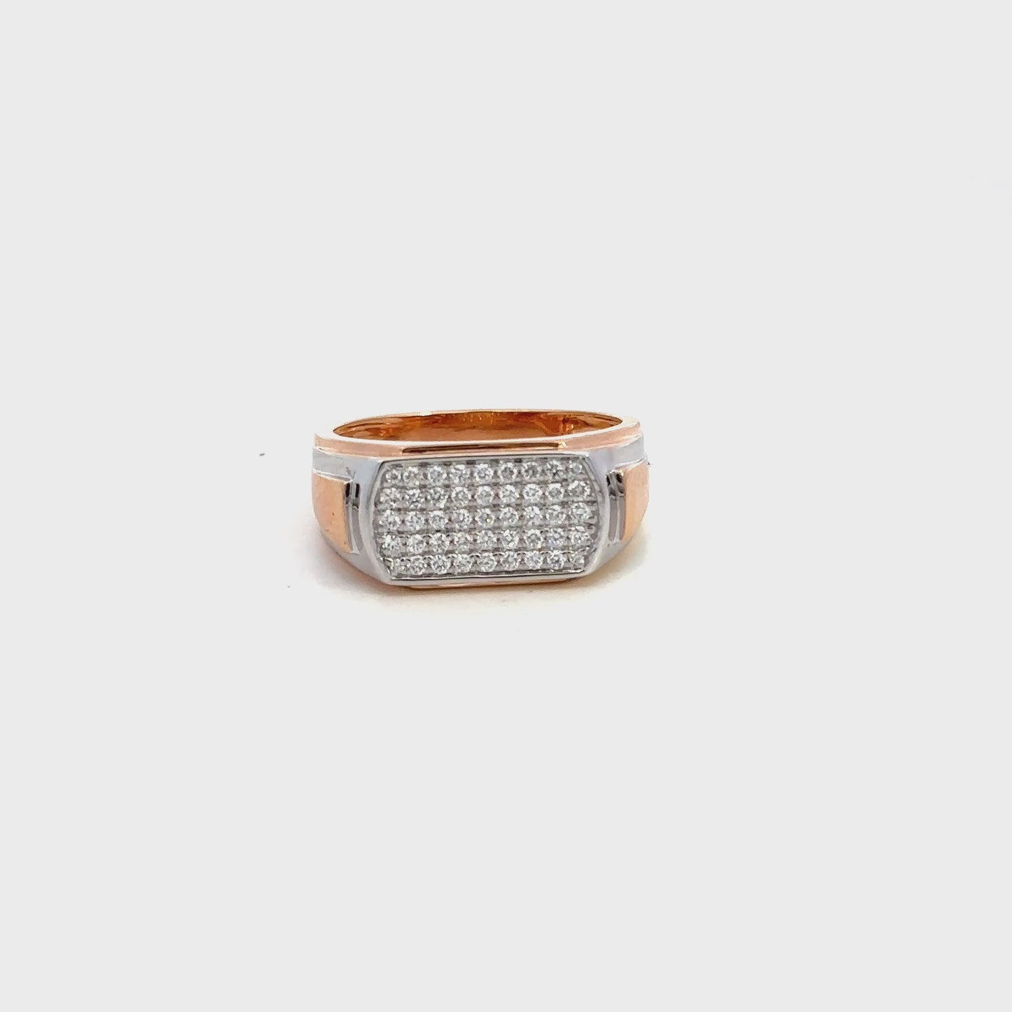 Elite Pavé Diamond Gold Ring
