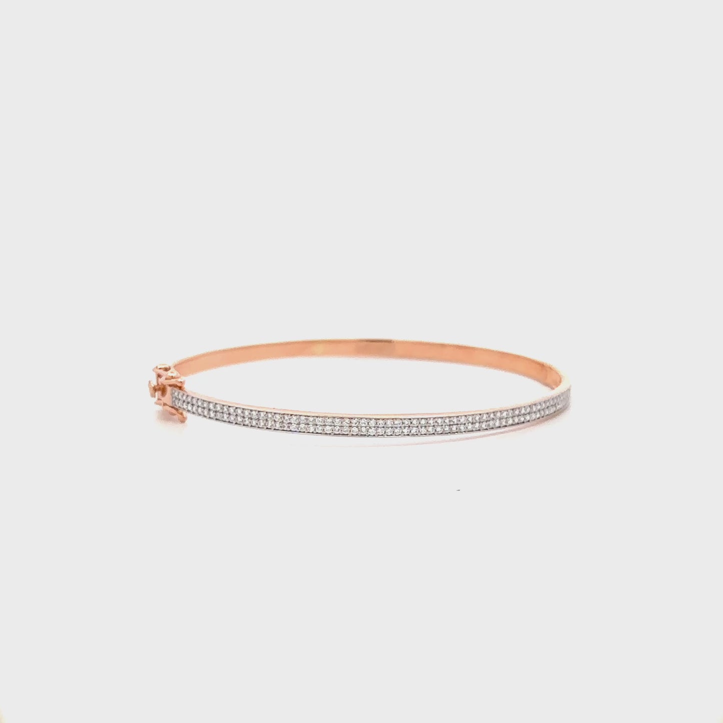 Rose Gold Diamond Tennis Bracelet