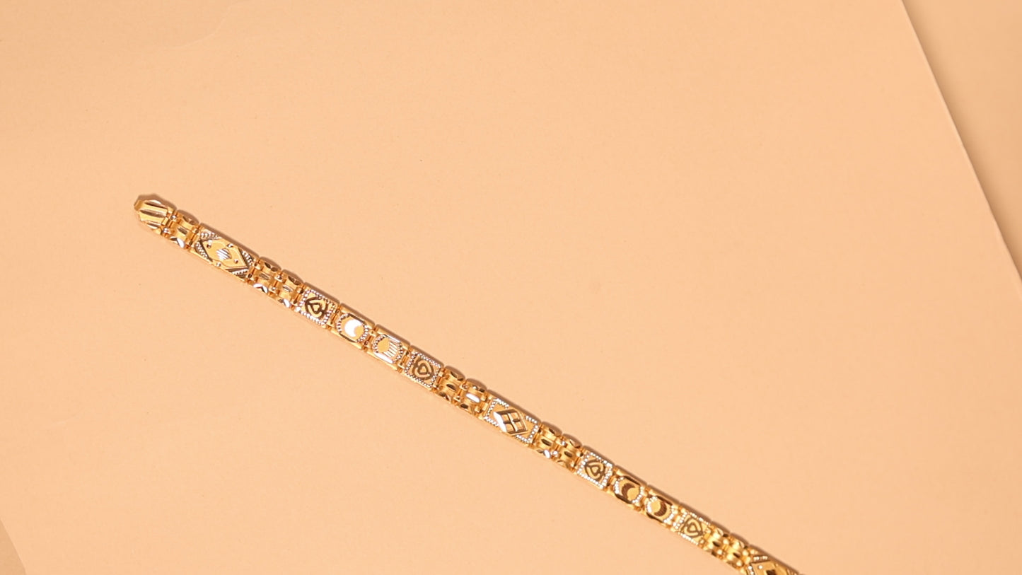 Imperial Prestige Royal Gold Link Bracelet