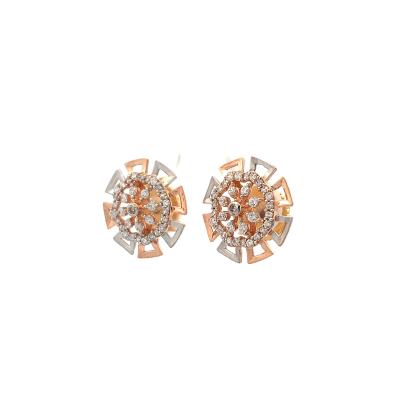 OUTRAGEOUS FLORAL DIAMOND STUD EARRINGS  Earrings