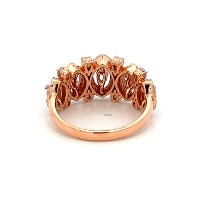 FANCY ASSYMETRICAL DESIGNED FINGER RING FOR LADIES  Rings